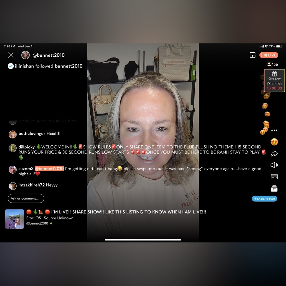 🛑 🌵🏜️ 🛑 I’M LIVE!! SHARE‎ SHOW!! LIKE THIS LISTING TO KNOW WHEN I AM LIVE!!! - Picture 3 of 11